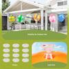 Easter Decoration Giant Egg Pvc Inflatable Ball Outdoor Garden Pendant Ornament 35x27cm Balloon Party Easter Egg Decors For Yard