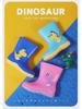 Dinosaur Rain Boots for Kids: Cute Mid-Tube Water Shoes with Velvet Lining for Boys and Girls.