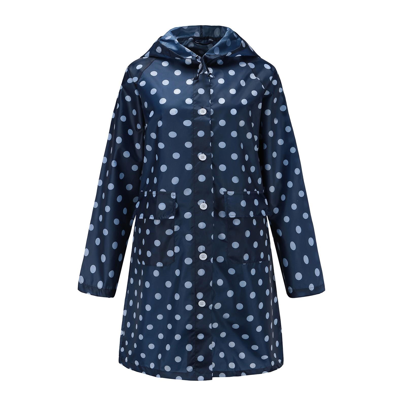 

Женская волнистая куртка от дождя, водонепроницаемое ветрозащитное пальто, верхняя одежда XL