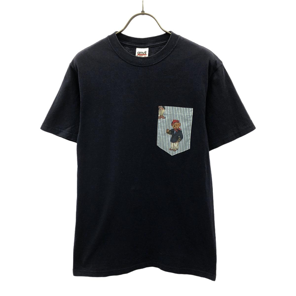 

anbil Сделано в США Принт Паттерн Футболка с коротким рукавом S Темно-синий Мужская Б/у