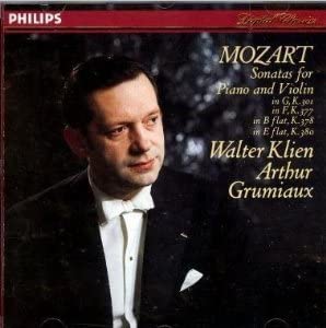 

CD GRUMIAUX (ARTHUR) - Violin Sonata No. 36 in E flat majo PHCP3592 Japan Classical Used