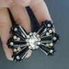 5 Pcs Bowknot Sewing Patches Rhinestones Bows Patches Decorative Patches Sewing Accessories