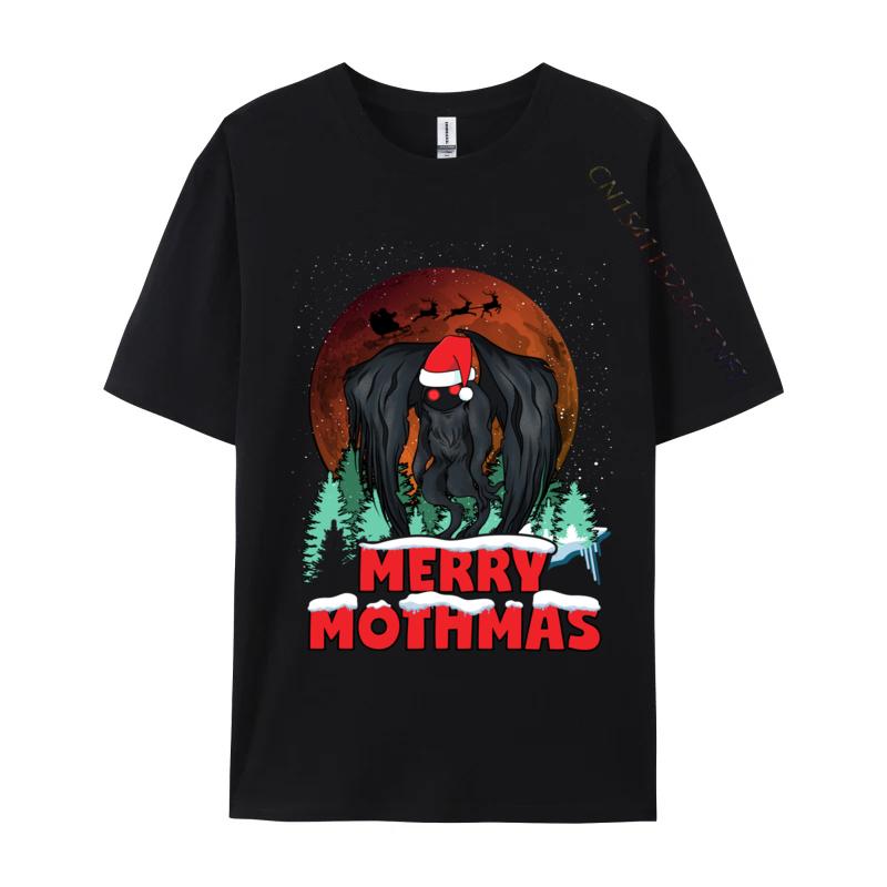 Mothunisex Christmas Merry Mothmas Funny Moth Unisex Xmas Santa Tshirts Cotton Unisex Tshirts Printed On Short Sleeve Tops T Shirt