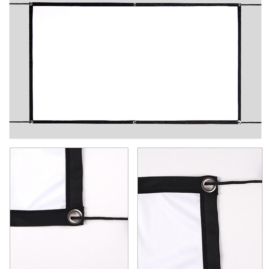 Simple Projector Screen Home/Office Portable Anti-light Projector Screen for Cinema Camping Theater