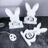 User Friendly Silicone Mold For Designing Rabbit Embellishments And Hanging Rings Eggs Ornament For Jewelry Making