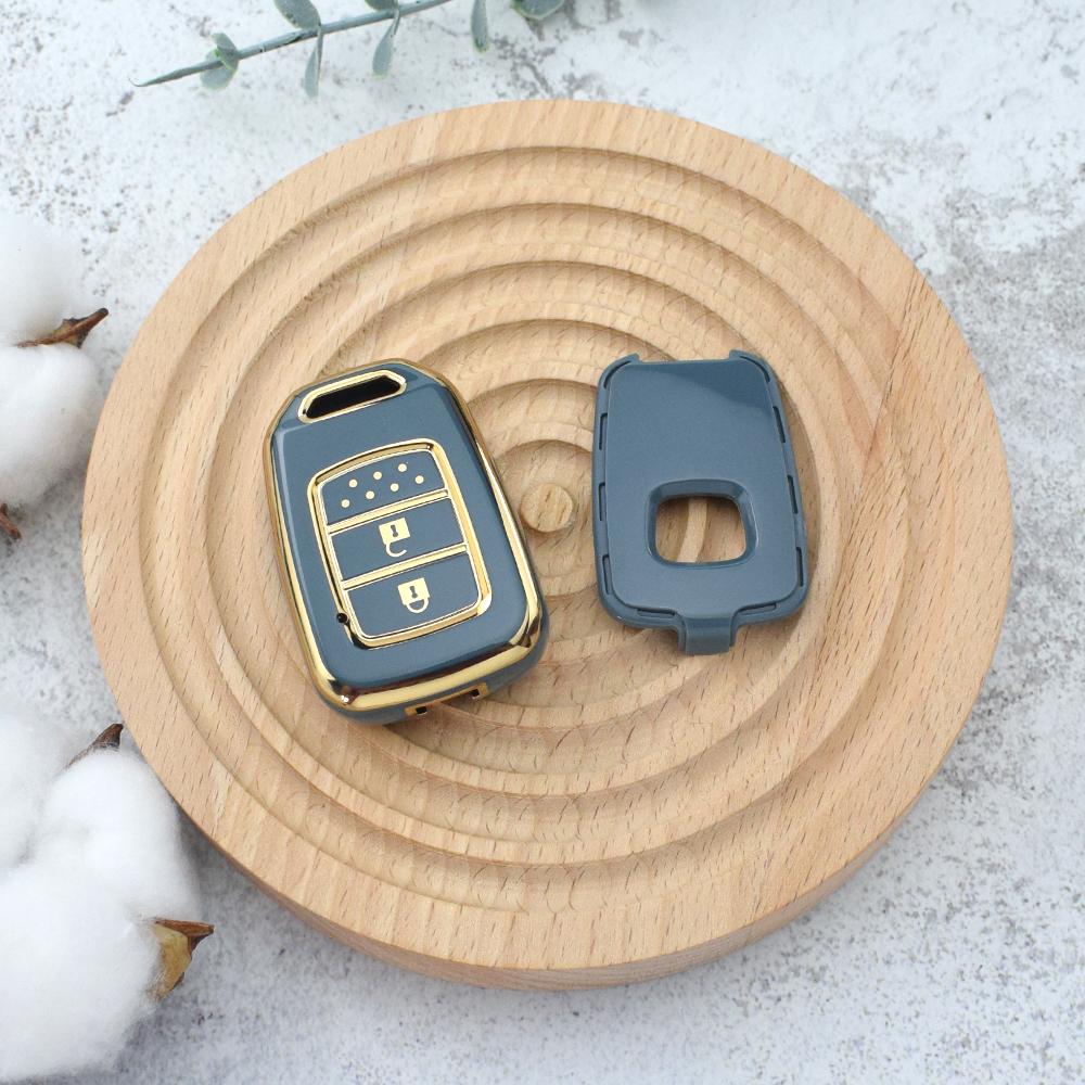 For Honda Accord CIVIC CRV Jazz HR-V HRV 2013 2014 2015 2016 TPU Shell Fob Car Remote Key Cover Case Accessories
