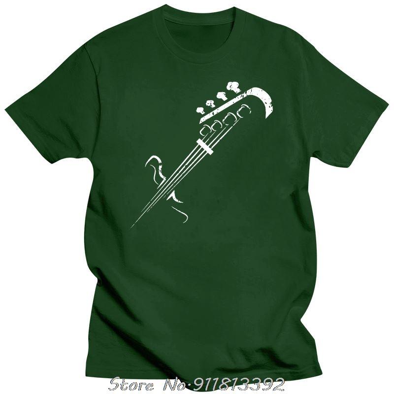 New Funny Tshirt Bass Guitar Tees Silhouette Men Clothing Casual Tshirt Oversized Short Sleeve Fashion Oneck T Shirt Tops
