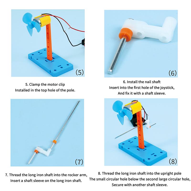 Toys Diy Bubble Machine Assembling Model Material Kits Students Educational Science Experiment Technology Toys For Children