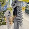 Exoskeleton Design Dinosaur Skeleton Mask Wearable Dinosaur Skeleton Cos Props  Role Play Activity