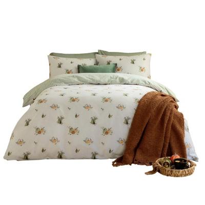 Wylder Reversible Brushed Cotton Pumpkin Duvet Cover Set