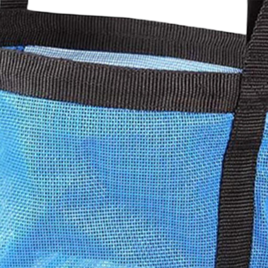 Equestrian Hay Bag for Outdoor Use, Grain Feedbag with Mesh Design And Solid Base