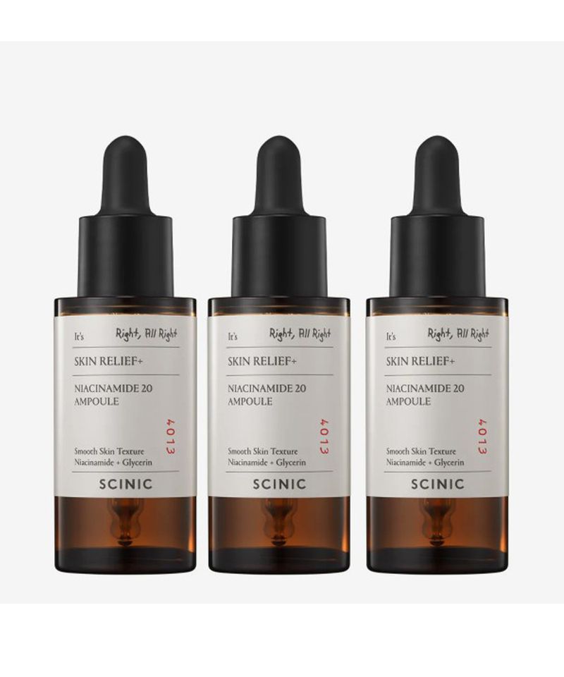 Skin Relief Niacinamide 20 Ampoules 30ml (3 Pieces)