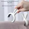 5*No Trace Clothes Pegs Strong Windproof Plastic Clips for Drying Clothes Bed Sheets Blankets Fixing Holder