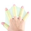 1Pair Unisex Frog Type Silicone Girdles Swimming Hand Fins Flippers Palm Finger Webbed Gloves Paddle Water Sports