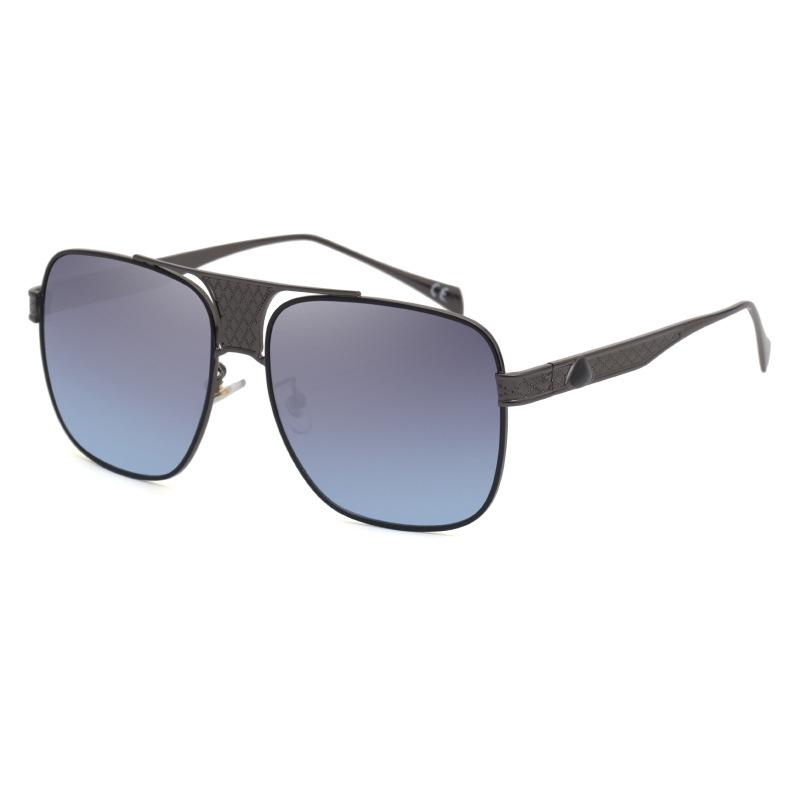 JYL TS Men's Square - Classic Metal Trendy Fashion Sunglasses 1255
