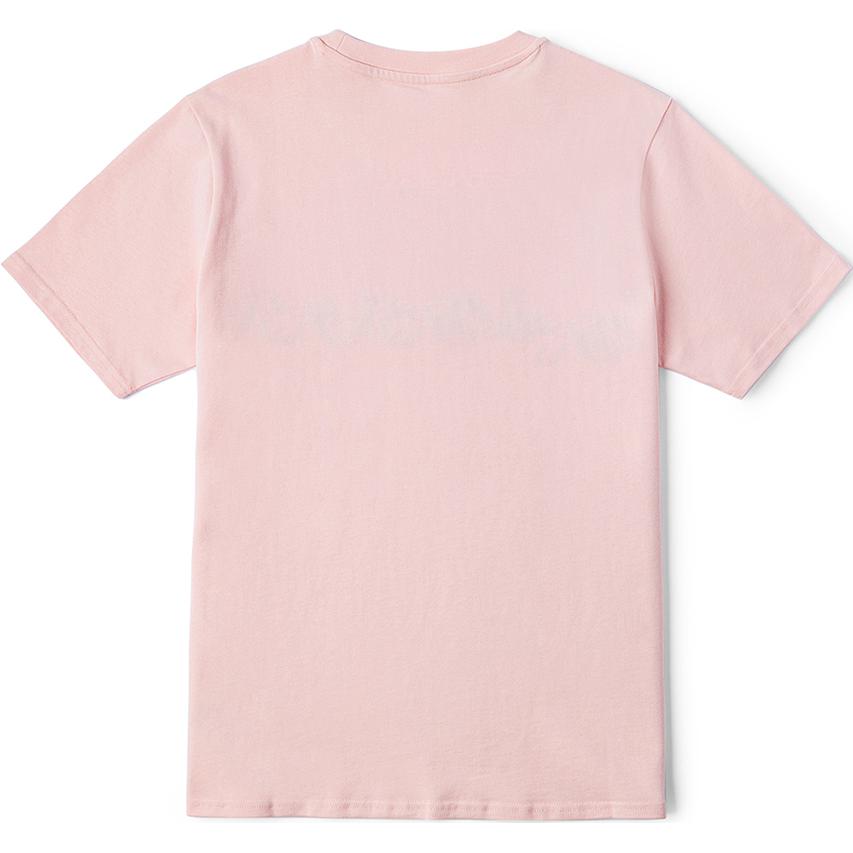 Vans Cartoon Print Crew Neck Pullover Short Sleeve T-Shirt Women Tops Pink VN000P3UCHN