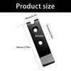 Multifunctional Waist Clip Back Clip Replacement Carrying K Sheath Clip Durable Cutter Sheath Belt Clip with Screw