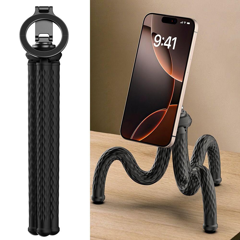 

Quick Release Action Camera Tripod Magnetic Mobile Stand Mount Universal Octopus Phone Tripod чорний