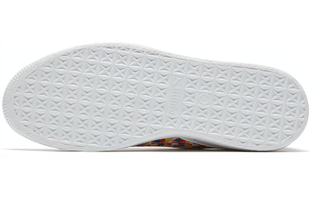 Puma Clyde Graffiti Retro Casual Skateboarding Shoes Unisex 370001-01
