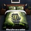 Set Biancheria da Letto Design Monster Energy 1 Copripiumino + 2 Federe Morbido Traspirante Biancheria da Letto per la Casa