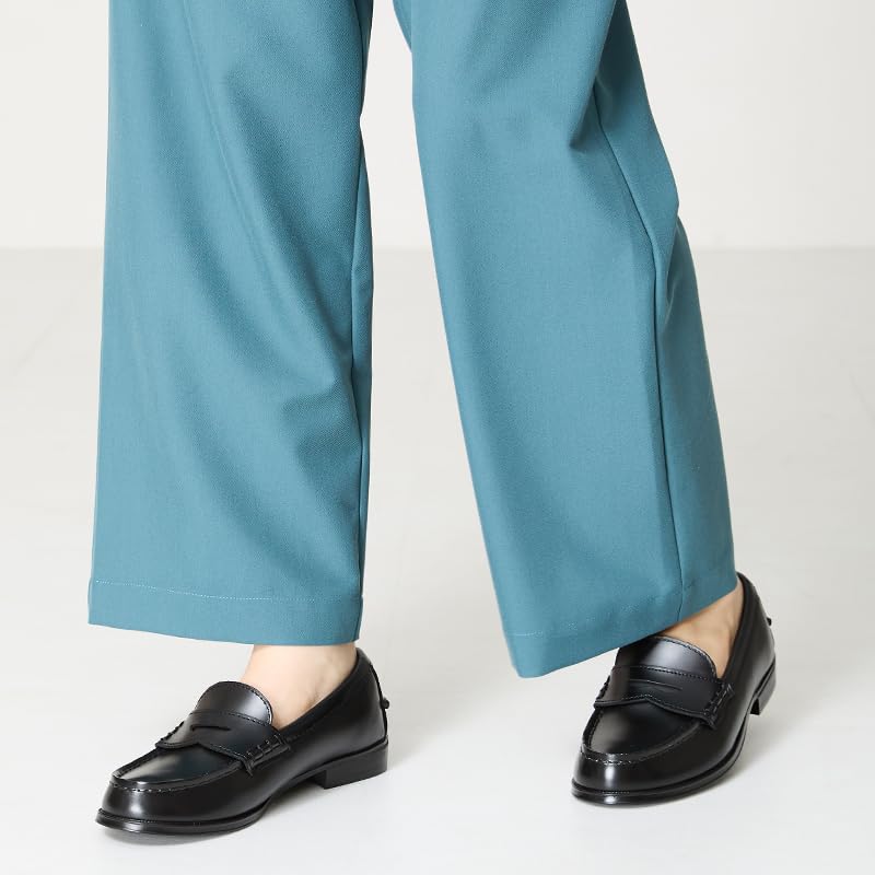 Oriental Traffic R-1020 Damregnloafers, Vattentäta och Vattenavvisande, Platta, Bekväma för Promenader, Pendling och Skola, Svart, Storlek 25,0 c