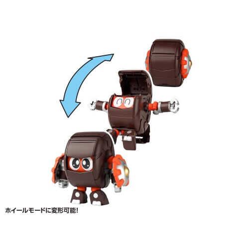Wave Tachibana Neko Kogyo QOSMOS Series Bee Robo Kabutack Gerotan & Dangoron Set, Non-Scale, Approximately 10cm Tall, Pre-Colored Plastic Model Kit, K