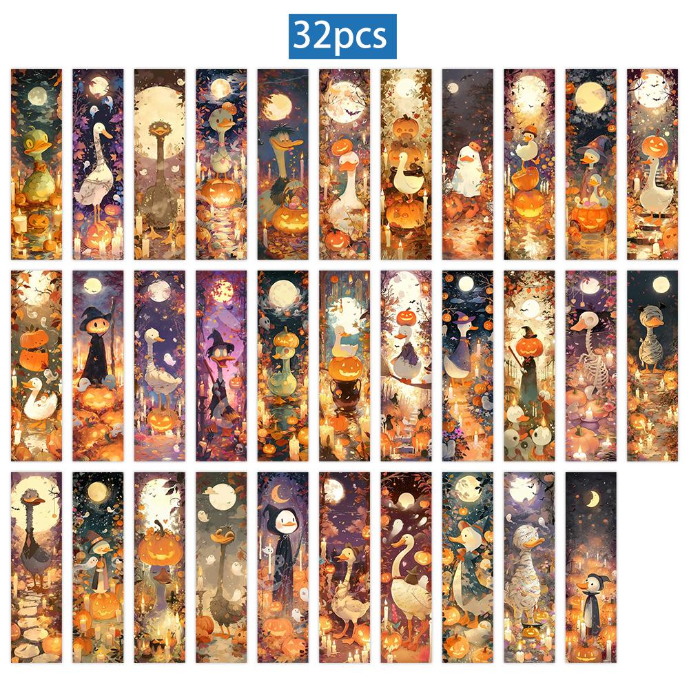 

32pcs, bookmarks, back-to-school season, retro Halloween, Christmas, Teacher s Day, suitable for readers and birthday gifts.