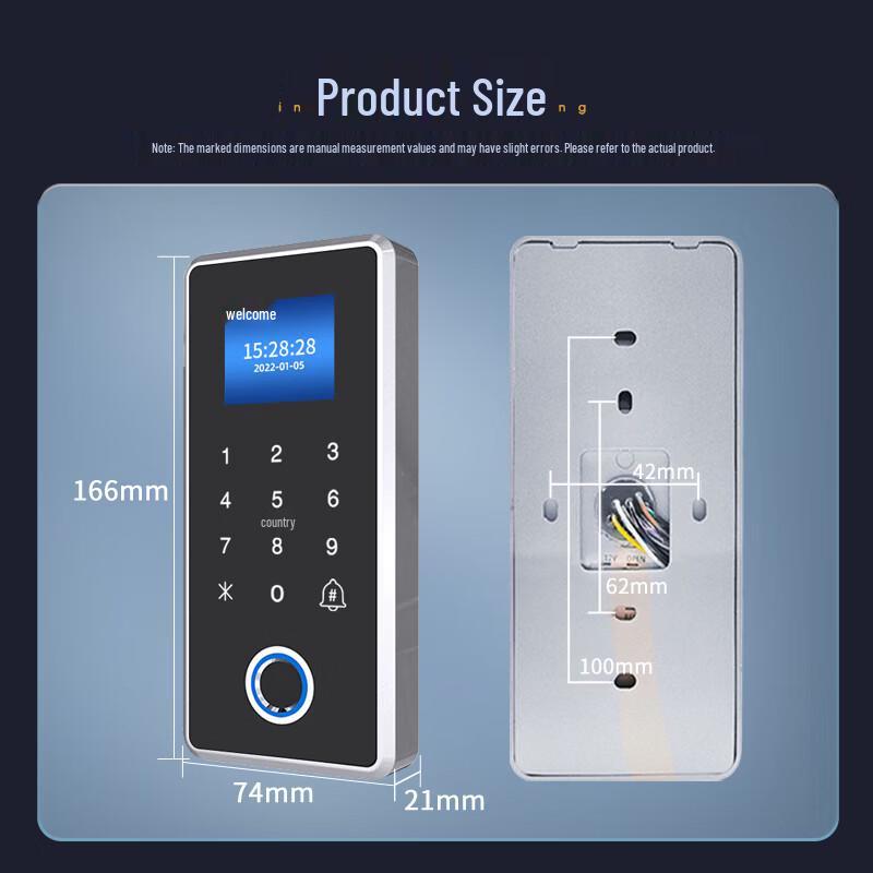 Realand X16 Fingerprint Access Control & Attendance System