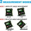 Four-sided magnetic digital angle measuring instrument, rechargeable inclinometer, strong magnetic angle meter, protractor, measuring tools