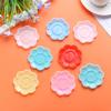 Kindergarten Children's Plastic Painting Palette - Plum Blossom Design