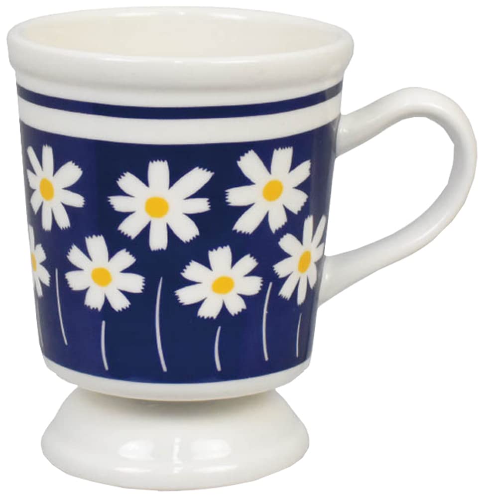 

Ippinsha Retro Flower Mug, 250ml, Blue,