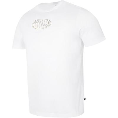 T Shirts Men's White Crew Neck Moderate Straight Fit 676624-02