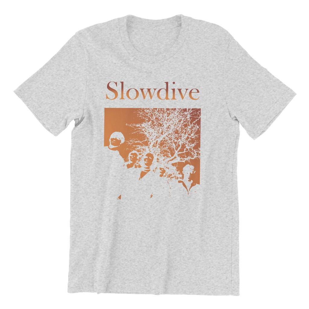 Men's Slowdive Tour 90s T Shirt Cotton Tops Casual Short Sleeve O Neck Tee Shirt Classic T-Shirts