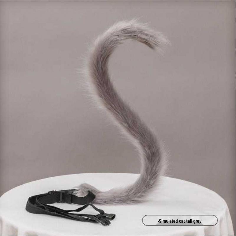 Japanisches Fuchsplüsch-Katzenohren-Stirnband - Girly-Herz-Simulationsstil