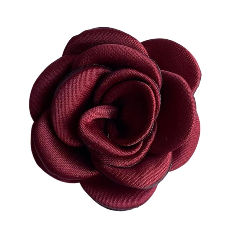 Camellia Corsage Pins Camellia Brooches Camellia Lapel Pins Jewelry Accessories for Sweater Skirts Dresses Decorations