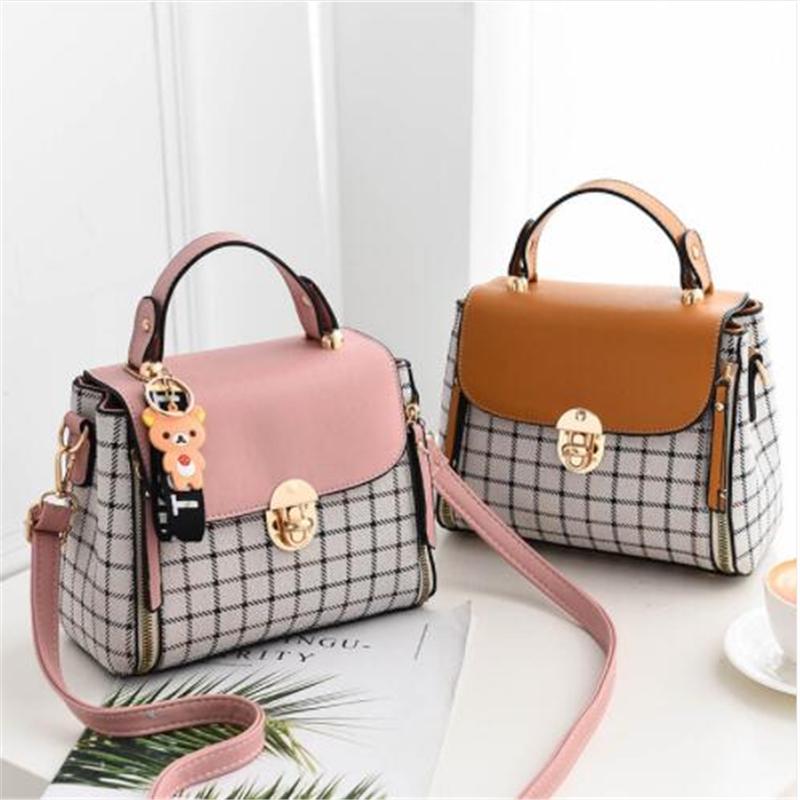 Yogodlns Luxury Palid Messenger Bags Pu Leather Shoulder Bags Tote Bag Women's Fashion Handbag