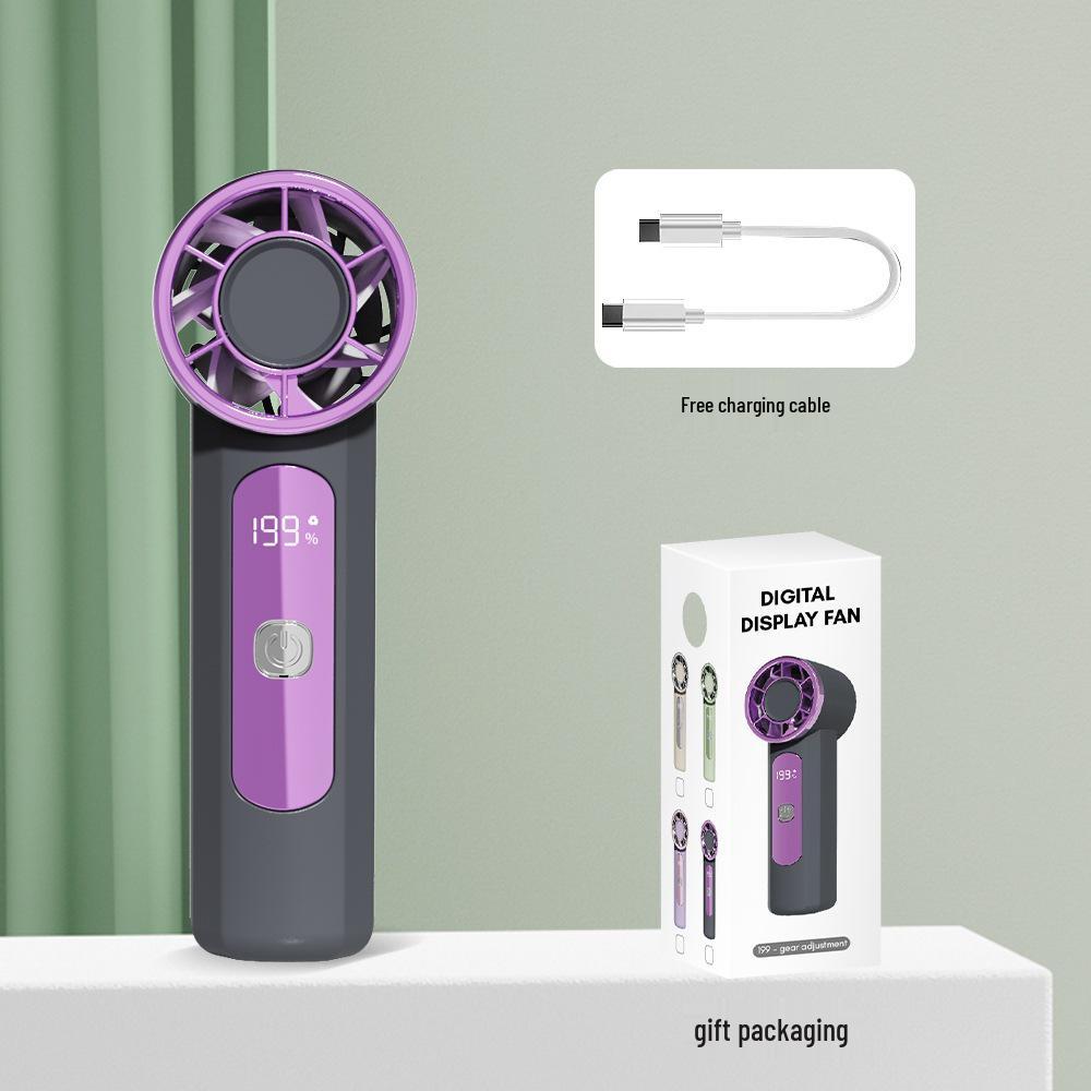 2025 High-Power Portable Handheld Cooling Fan with Turbo Technology