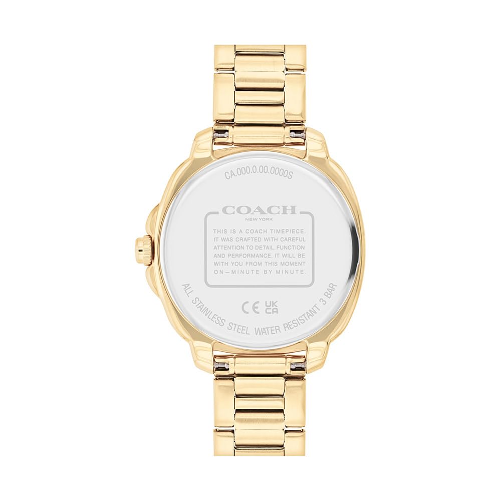 Watch KITT Gold Dial Stainless Steel Bracelet 14504393 [Coach][Authorized Import] Women's