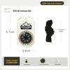 Outdoor Compass with Magnifying Glass and Ruler Scale for Students and Orienteering