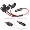 4 Way Car   Cigarette Lighter Splitter 180W High Power Adapter with   for Car RV SUV Truck Racing Car   ABS Housing Professional