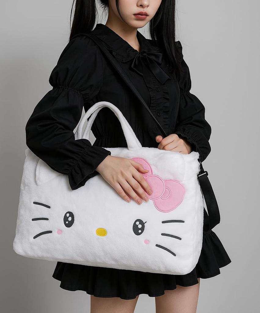 Sanrio Bags for Women Shoulder Bags Tote Bags Handbags Boston Bags Travel Bags Oshikatsu Multicolor Character Goods Souvenirs SANRIO Kitty [Rinre]