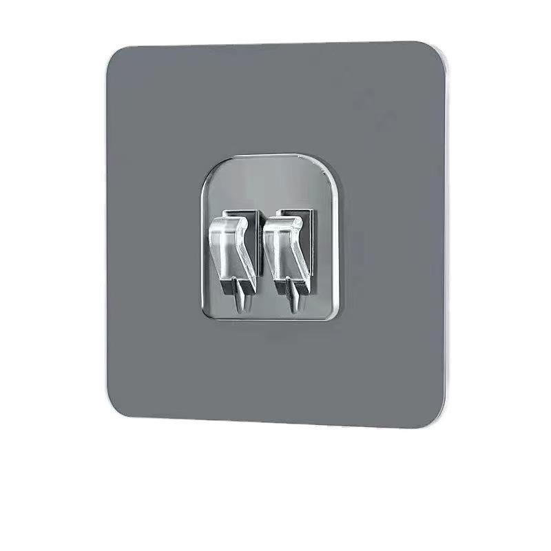 Strong Adhesive Wall-Mounted Shoe Rack with No-Trace Hooks for Punch-Free Bathroom Storage