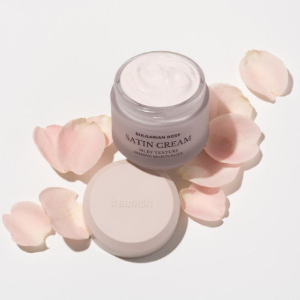 Heimish Bulgarian Rose Satin Cream — Brightening & Nourishing Texture-Care Cream (50ml)