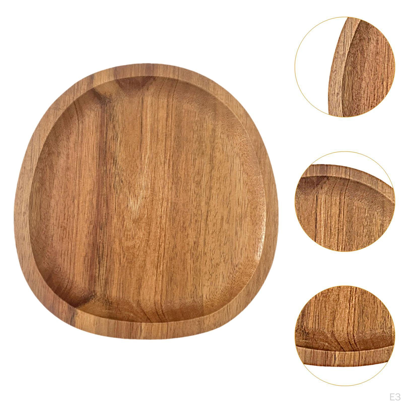 Элегантный деревянный поднос для стильной домашней трапезы 20cmx20cmx1.5cm — фото 5