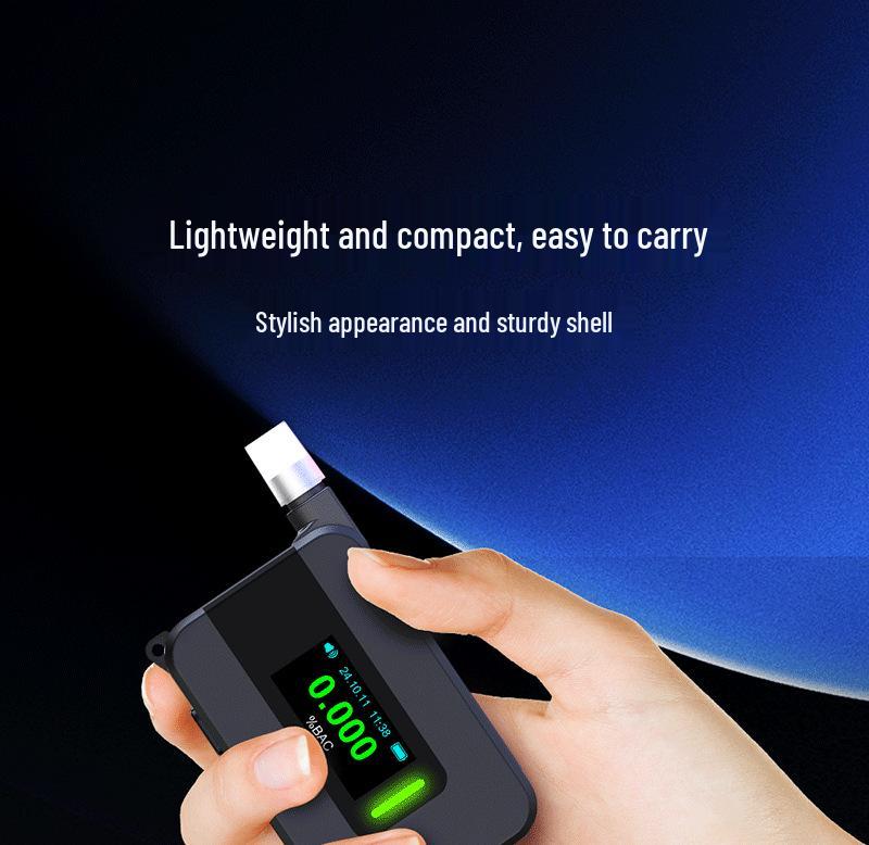 High-Precision Portable Electrochemical Breathalyzer for Professional Alcohol Testing
