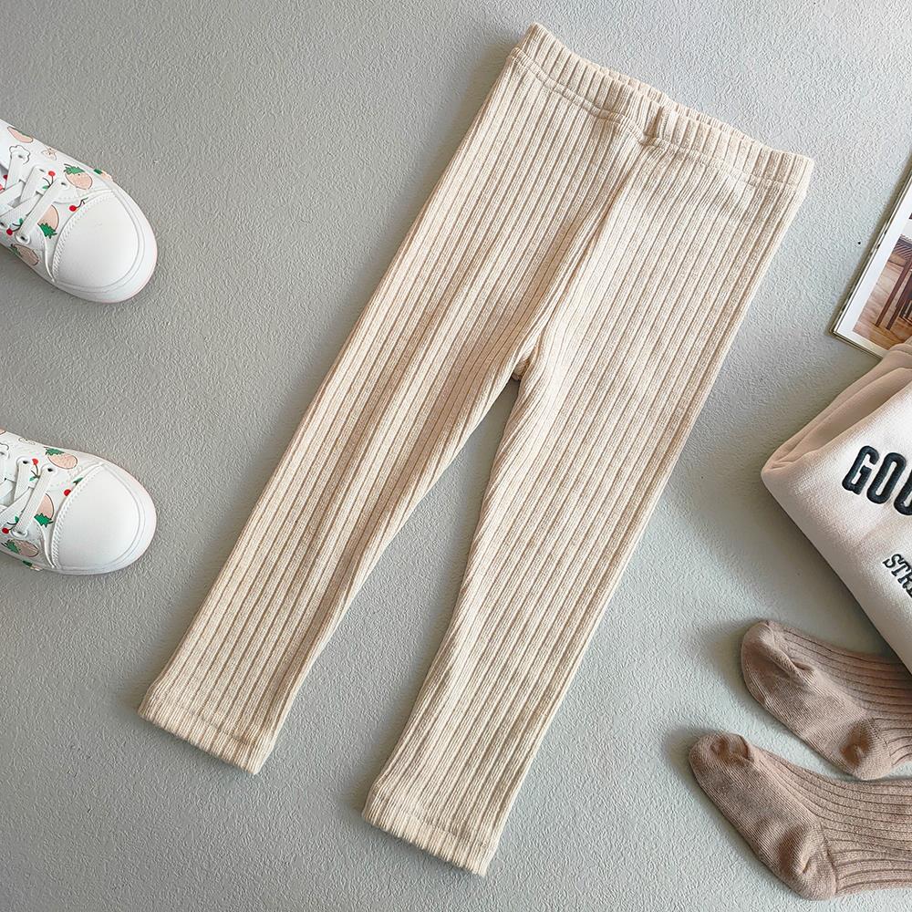 Toddler Baby Girls Leggings for Kids Spring Autumn Threaded Cashmere Stretch Tight Pants