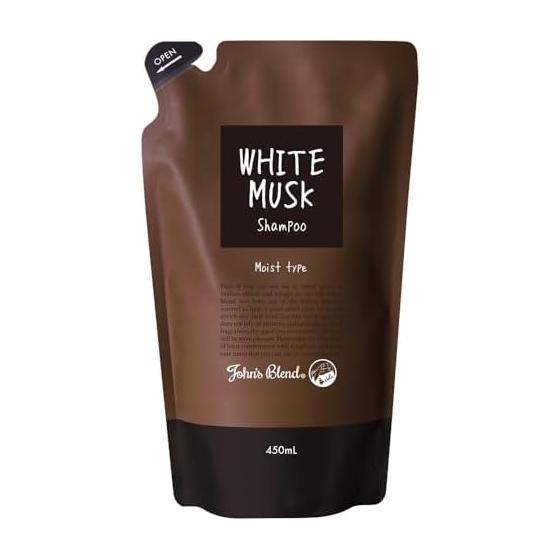 White Musk Shampoo John s Blend Refill Moist Fragrance Shampoo 450mL Damage Care Perfume Shampoo New Life Mother s Day Gift