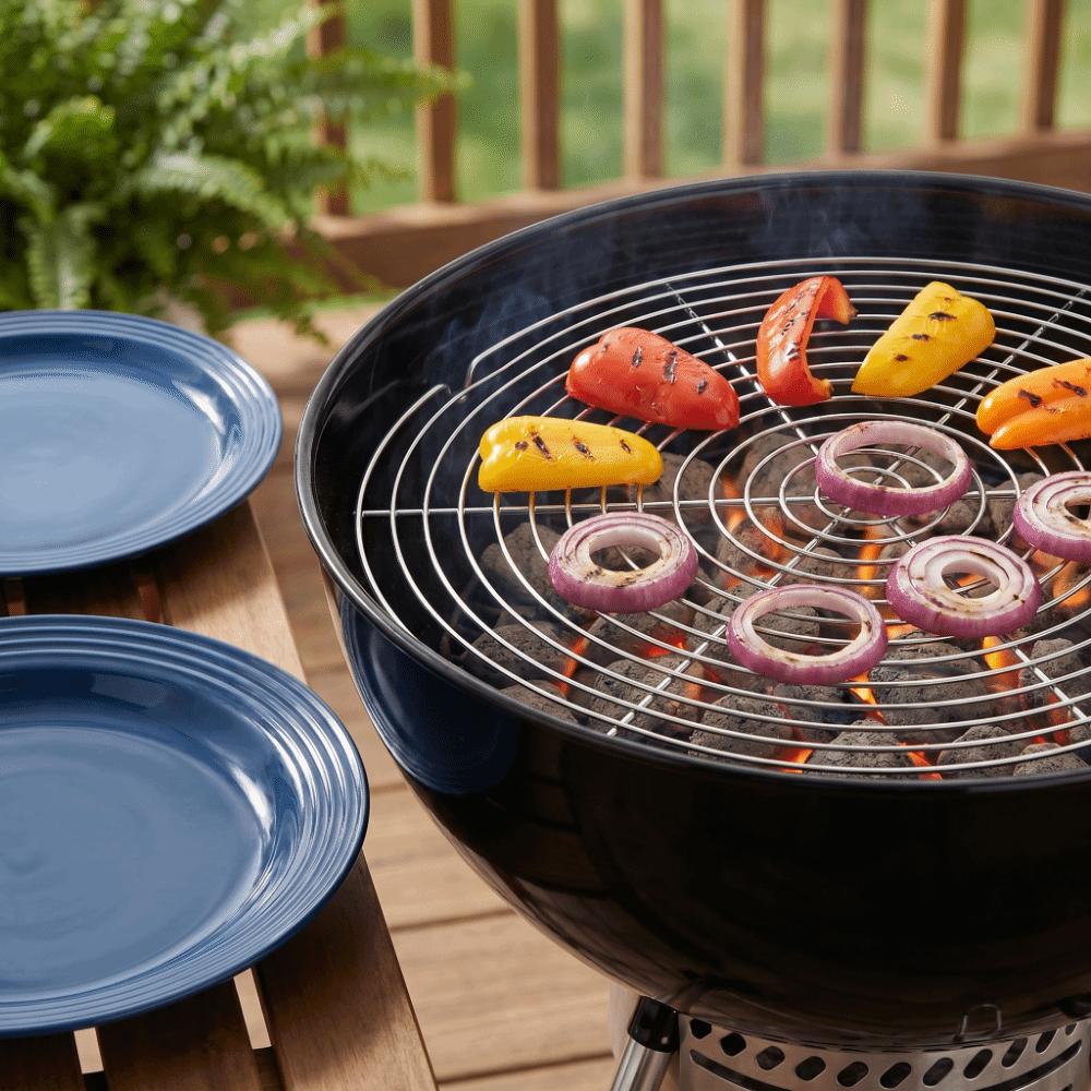 Heavy-Duty BBQ Wire Mesh Silver Grill Grid Sturdy Grill Net  Oven Charcoal Grill