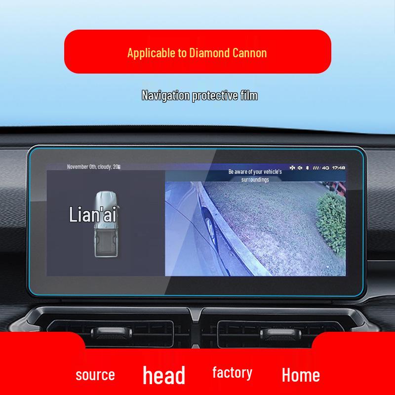 Great Wall Cannon Navigácia Tvrdené sklo & Ochrana prístrojovej dosky pre 25 modelov vrátane Wingle 7 & Wingle 5