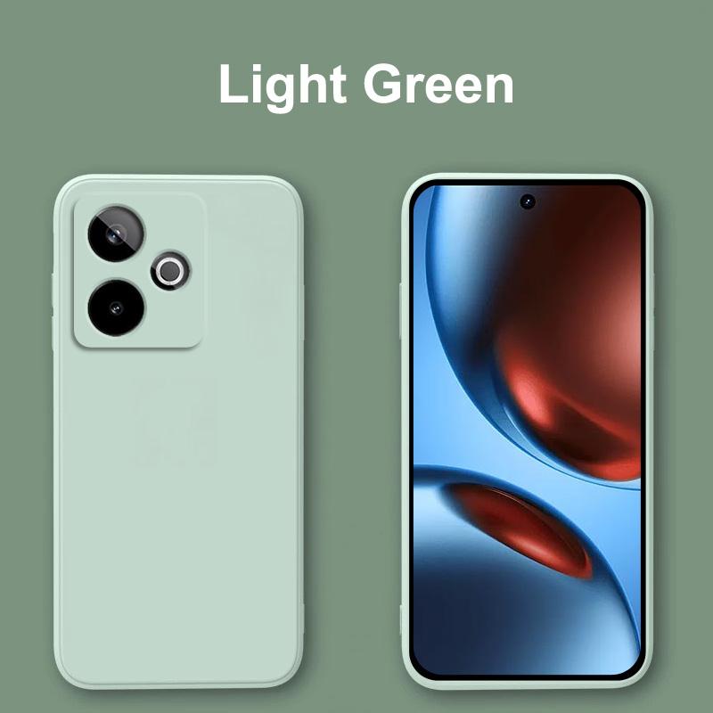 Pre puzdro Realme GT7 Pre puzdro pre kryt Realme GT7 Kvapalný silikón TPU Nárazuvzdorné jednofarebné puzdro na telefón pre Realme GT7 Čínske puzdro